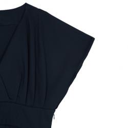 مملوكة مسبقًا Kenzo Black Wrap Front Dress L