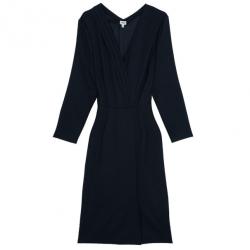 Pre Owned Kenzo Long Sleeves Wrap Dress L