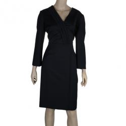 Pre Owned Kenzo Long Sleeves Wrap Dress L
