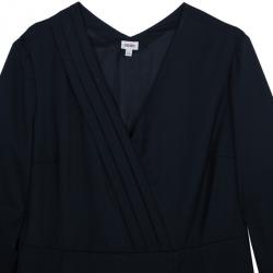 Pre Owned Kenzo Long Sleeves Wrap Dress L