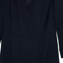 Pre Owned Kenzo Long Sleeves Wrap Dress L