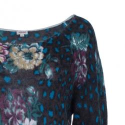 مملوكة مسبقًا Kenzo Floral Knit Long Top S