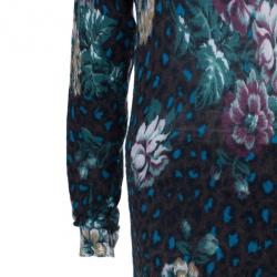 مملوكة مسبقًا Kenzo Floral Knit Long Top S