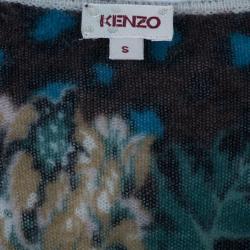 مملوكة مسبقًا Kenzo Floral Knit Long Top S