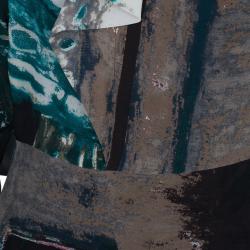 مملوكة مسبقًا Kenzo Printed Silk Shift Dress L