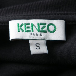 Pre Owned Kenzo Black Logo Print Cotton Short Sleeve T-Shirt S