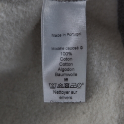 Pre Owned Kenzo Grey Embroidered Tiger Motif Sweatshirt M