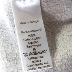 Pre Owned Kenzo Grey Cotton Multi Icon Detail Embroidered Sweatshirt  L