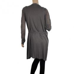 Pre Owned Kenzo Button Down Knit Cardigan L