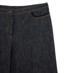 Pre Owned Kenzo Frill Denim Suit XL