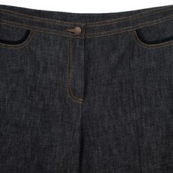 Pre Owned Kenzo Frill Denim Suit XL