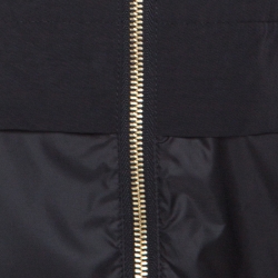 Pre Owned Kenzo Black Logo Print Windbreak Jacket L