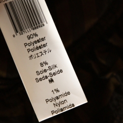 Pre Owned Kenzo Brown Striped Silk Blend Bow Detail Ruffled Blouse L 