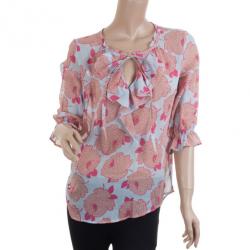 مملوكة مسبقًا KENZO Printed Ruffled Blouse