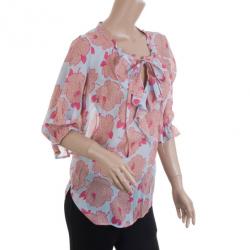 مملوكة مسبقًا KENZO Printed Ruffled Blouse