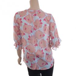 مملوكة مسبقًا KENZO Printed Ruffled Blouse