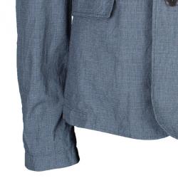 Pre Owned Kenzo Grey Pinstripe Light Jacket M