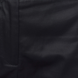 Pre Owned تنورة شورت كينزو تول مرن قطن أسود مقاس كبير جداً ( إكس لارج )