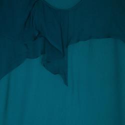 Pre Owned فستان كينزو تركواز شيفت M