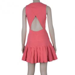 مملوكة مسبقًا Kenzo Pink Drop Waist Panel Dress S