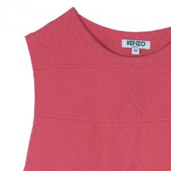 مملوكة مسبقًا Kenzo Pink Drop Waist Panel Dress S