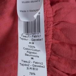 مملوكة مسبقًا Kenzo Pink Drop Waist Panel Dress S