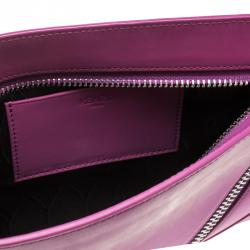 Pre Owned Kenzo Fuschia Leather Kalifornia Clutch