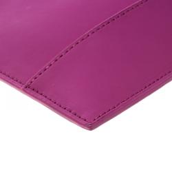 Pre Owned Kenzo Fuschia Leather Kalifornia Clutch