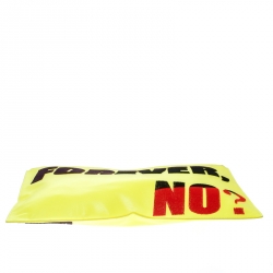 Pre Owned Kenzo Yellow Leather Oversize Forever No Clutch