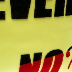 Pre Owned Kenzo Yellow Leather Oversize Forever No Clutch