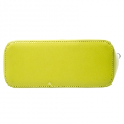 Pre Owned Kenzo Neon Green Leather Mini Eye Tote