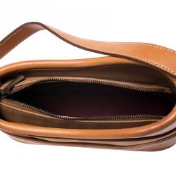 Pre Owned Kenzo Tan Leather and Canvas Bucket Bag