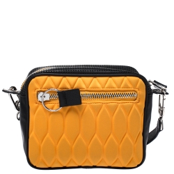 Kenzo Tri-Color Perforated Neoprene and Leather Camera Bag