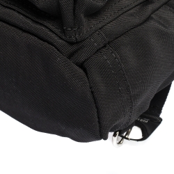 Pre Owned Kenzo Black Nylon Mini Tiger Logo Backpack