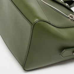 Pre Owned Kenzo Green Leather Mini Kalifornia Tote