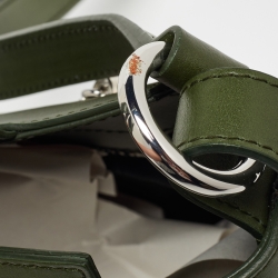 Pre Owned Kenzo Green Leather Mini Kalifornia Tote