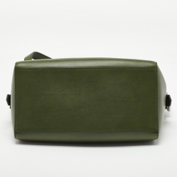 Pre Owned Kenzo Green Leather Mini Kalifornia Tote