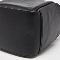 Pre Owned Kenzo Black Leather Crossbody Bag