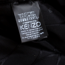 Kenzo Navy Blue Tiger Canvas Mini Backpack
