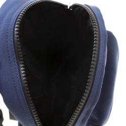 Kenzo Navy Blue Tiger Canvas Mini Backpack