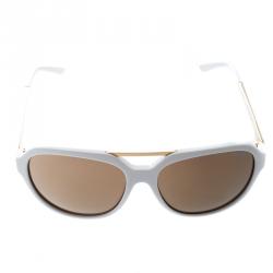 Korloff White Gold Mirror KOR2034 Aviator Sunglasses