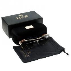 Korloff Gold/Black Gradient KOR2032 Aviator Sunglasses