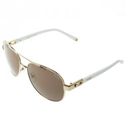 Korloff Gold/Gold KOR2026 Aviator Sunglasses