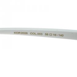 Korloff Gold/Gold KOR2026 Aviator Sunglasses