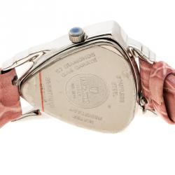 Lancaster White Mother of Pearl stainless Steel Diamond Accented Women's Wristwatch 26 mm