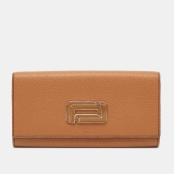 Brown Leather Flap Continental
