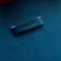 Pre Owned Lancel Blue Leather iPad Case