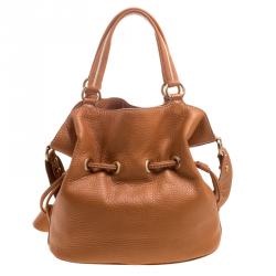 Pre Owned Lancel Brown Leather Premiere Flirt Shoulder Bag