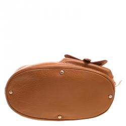 Pre Owned Lancel Brown Leather Premiere Flirt Shoulder Bag