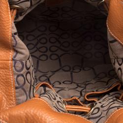 Pre Owned Lancel Brown Leather Premiere Flirt Shoulder Bag